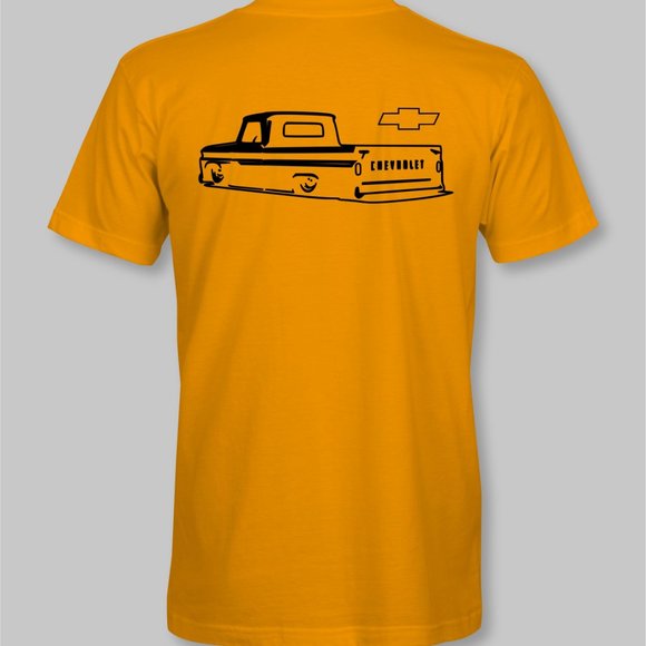 60-66 Chevrolet Chevy Truck Longbed Retro T-Shirt - Picture 8 of 11